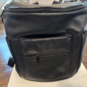 The Original Fawn Design Diaper Bag Black on Black